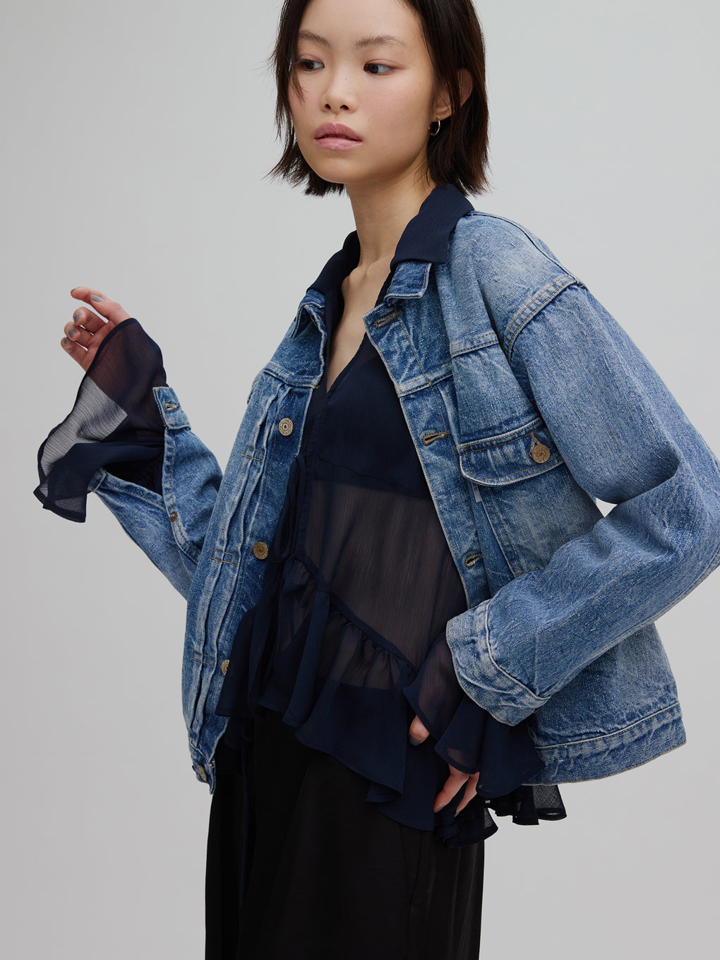 NewManual×Ameri DENIM JACKET