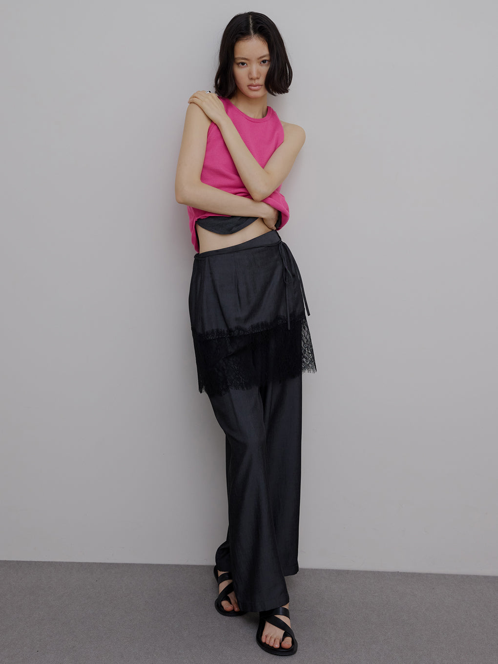 LOW BASIC COMPACT KNIT TANK TOP