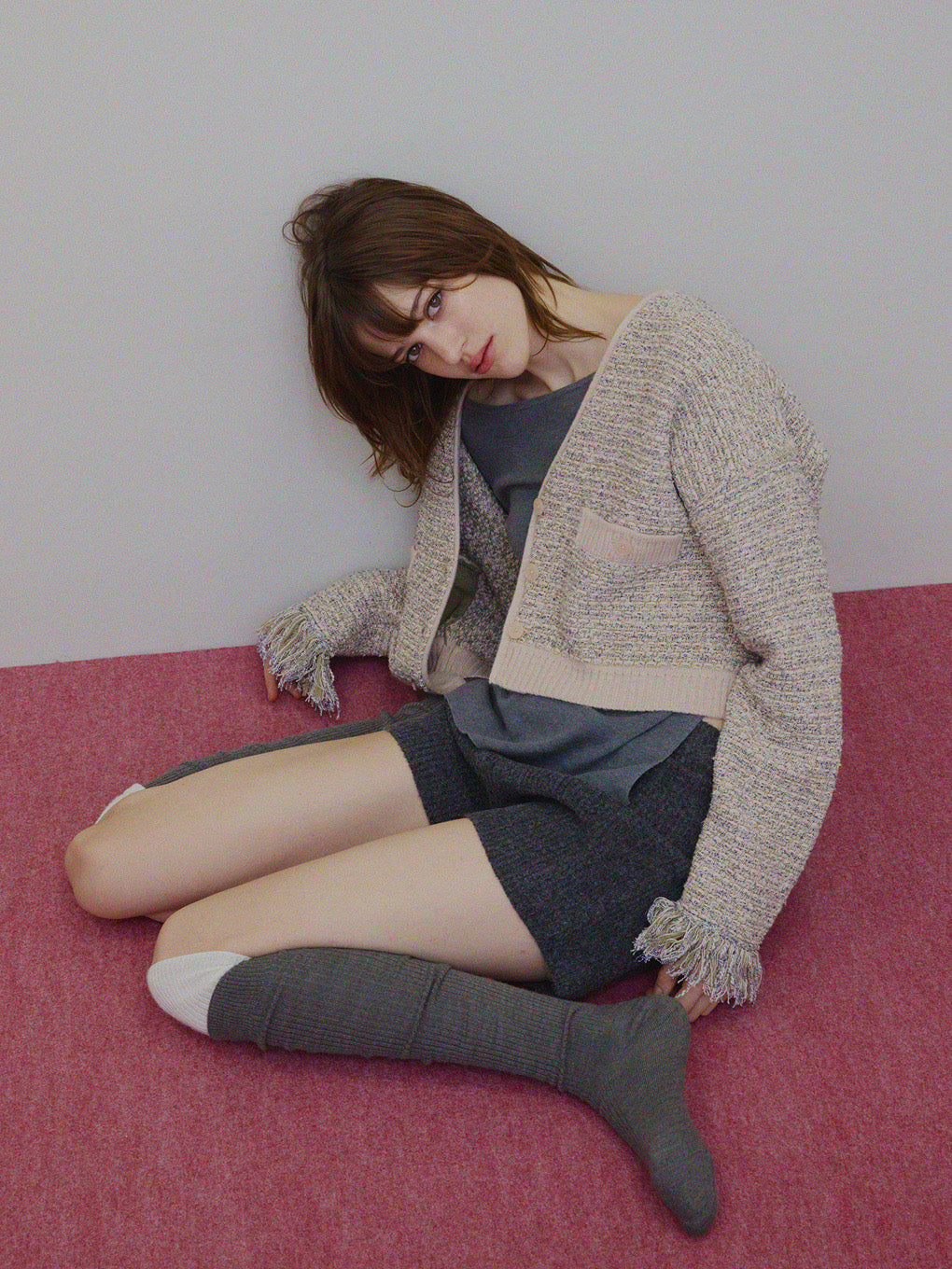 Tabio×Ameri BACK EMBROIDERY LOOSE SOCKS