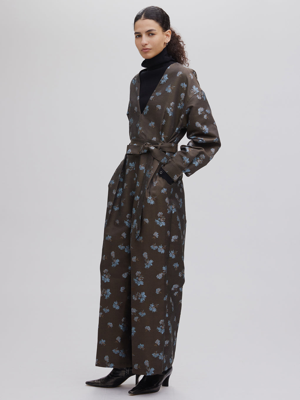 POSEY BLOOM JACQUARD JUMPSUIT