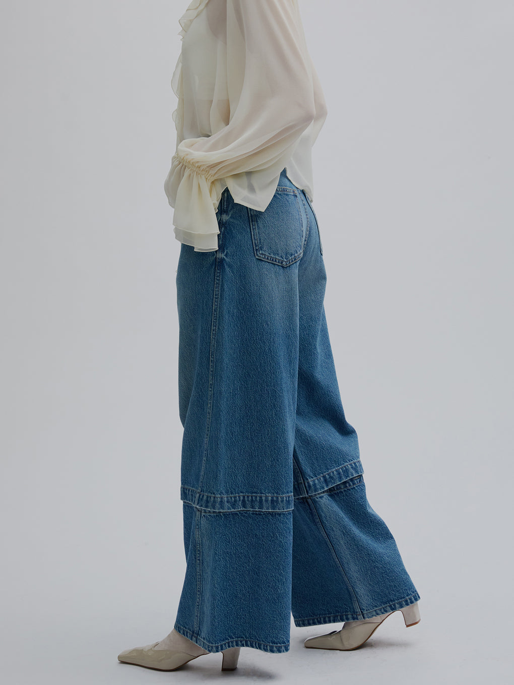 2WAY DETACHABLE DENIM PANTS