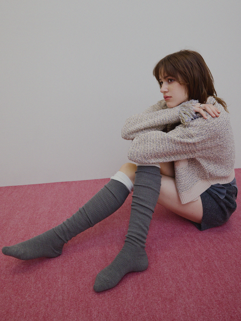 UND TWEED SHORT KNIT CARDIGAN