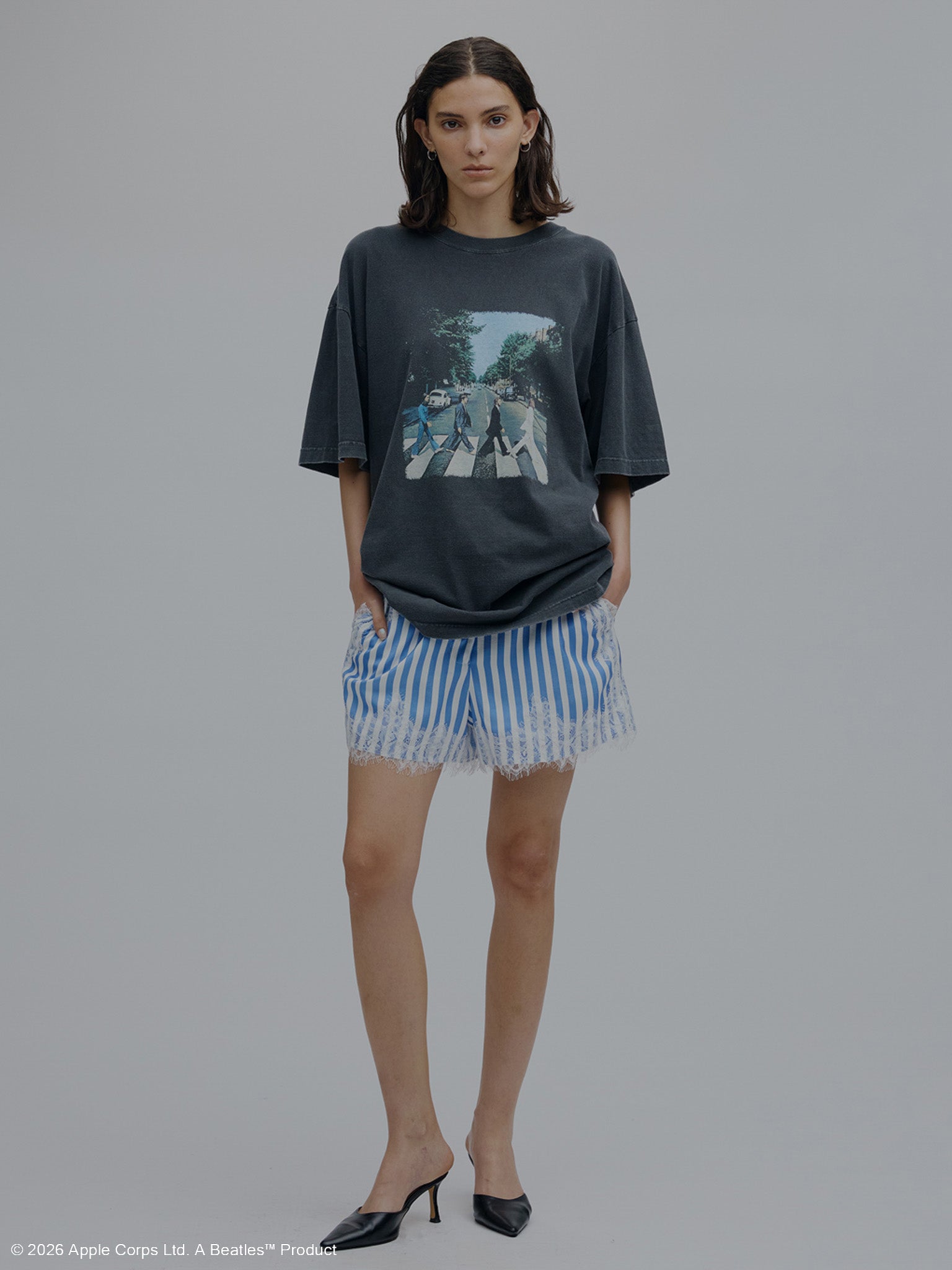 THE BEATLES × Ameri PRINT OVER TEE