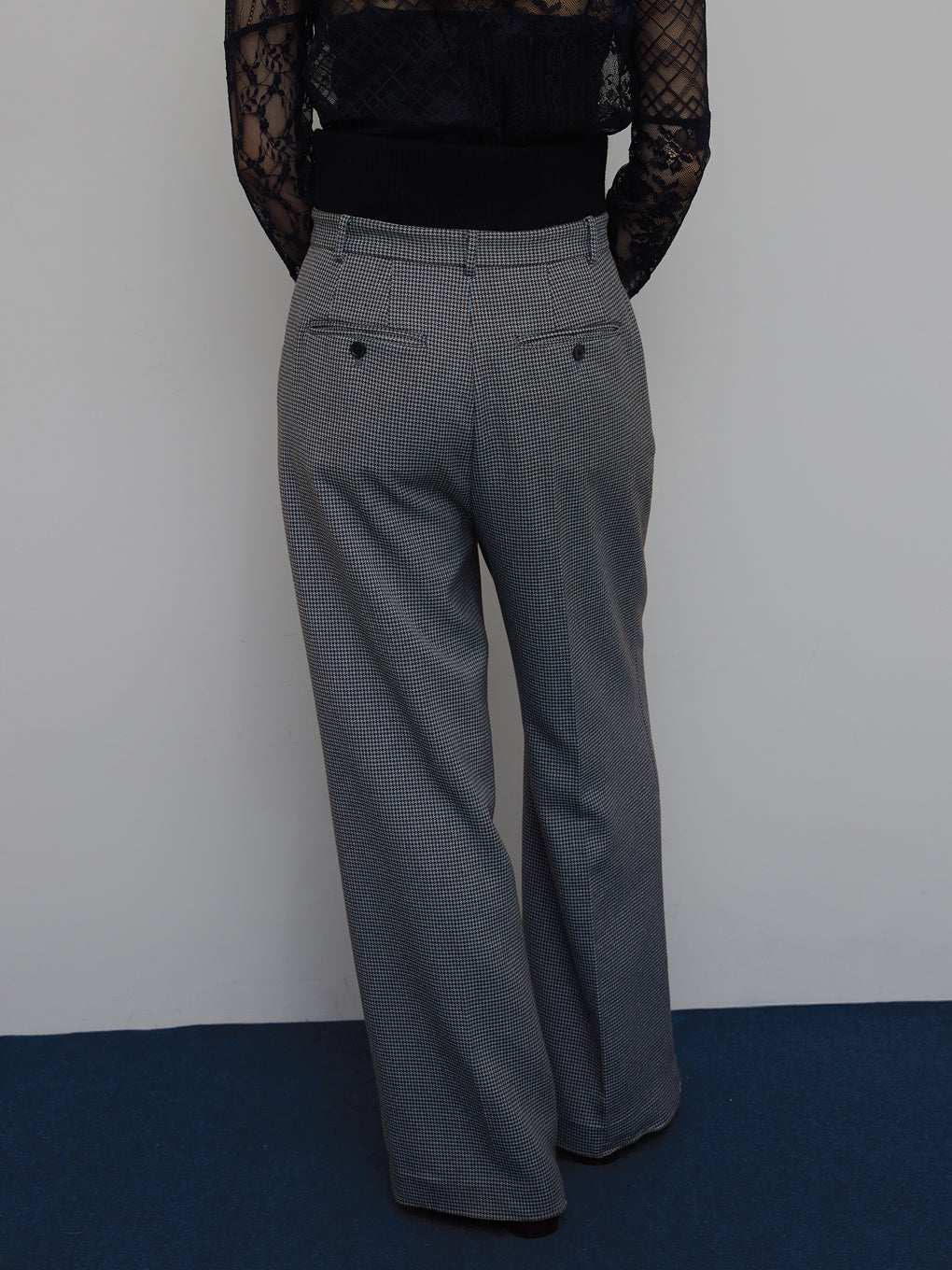 BONBOM×Ameri HOUNDSTOOTH STRAIGHT PANTS