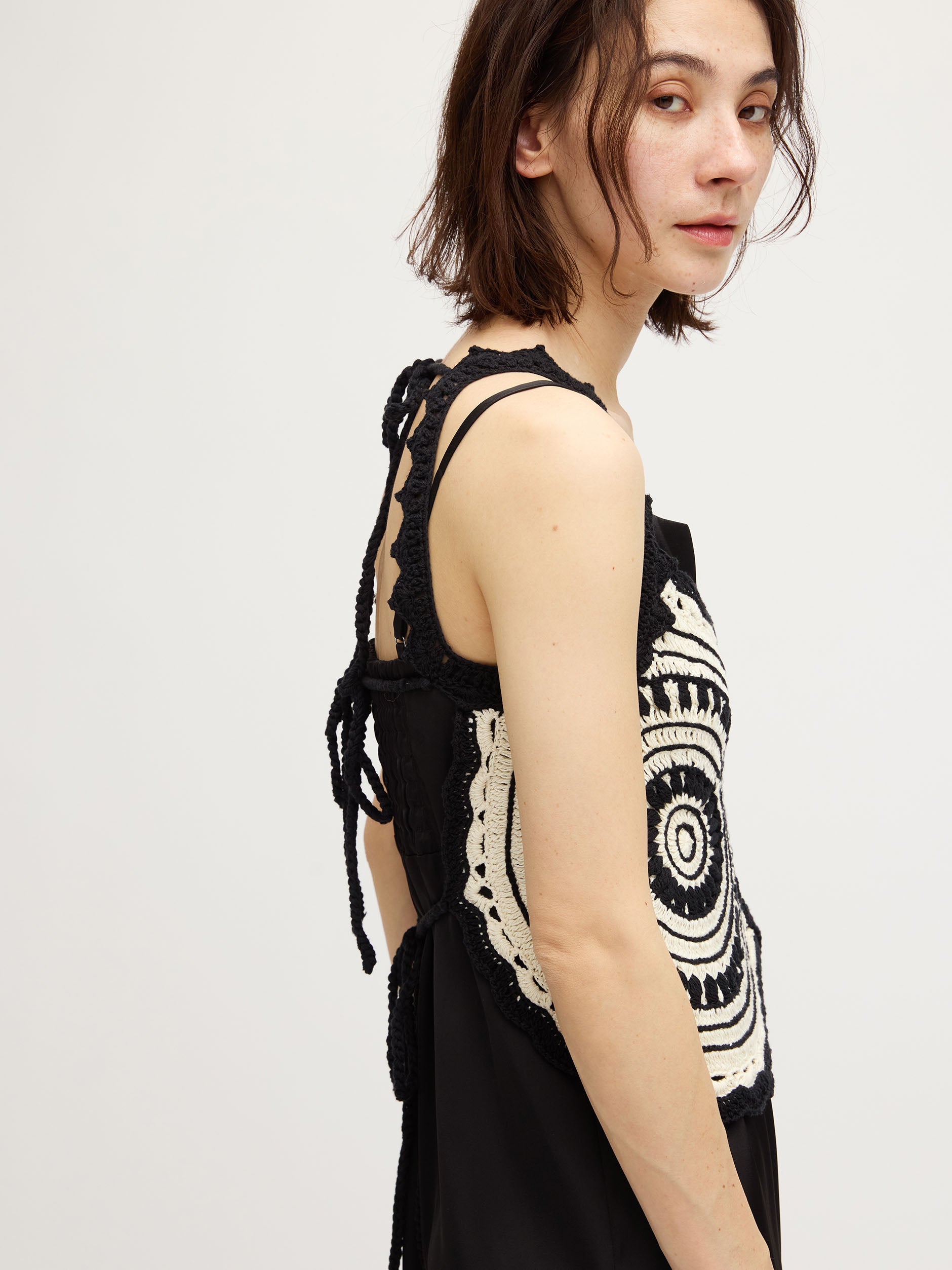 CROCHET COLOR SCHEME MOTIF BUSTIER