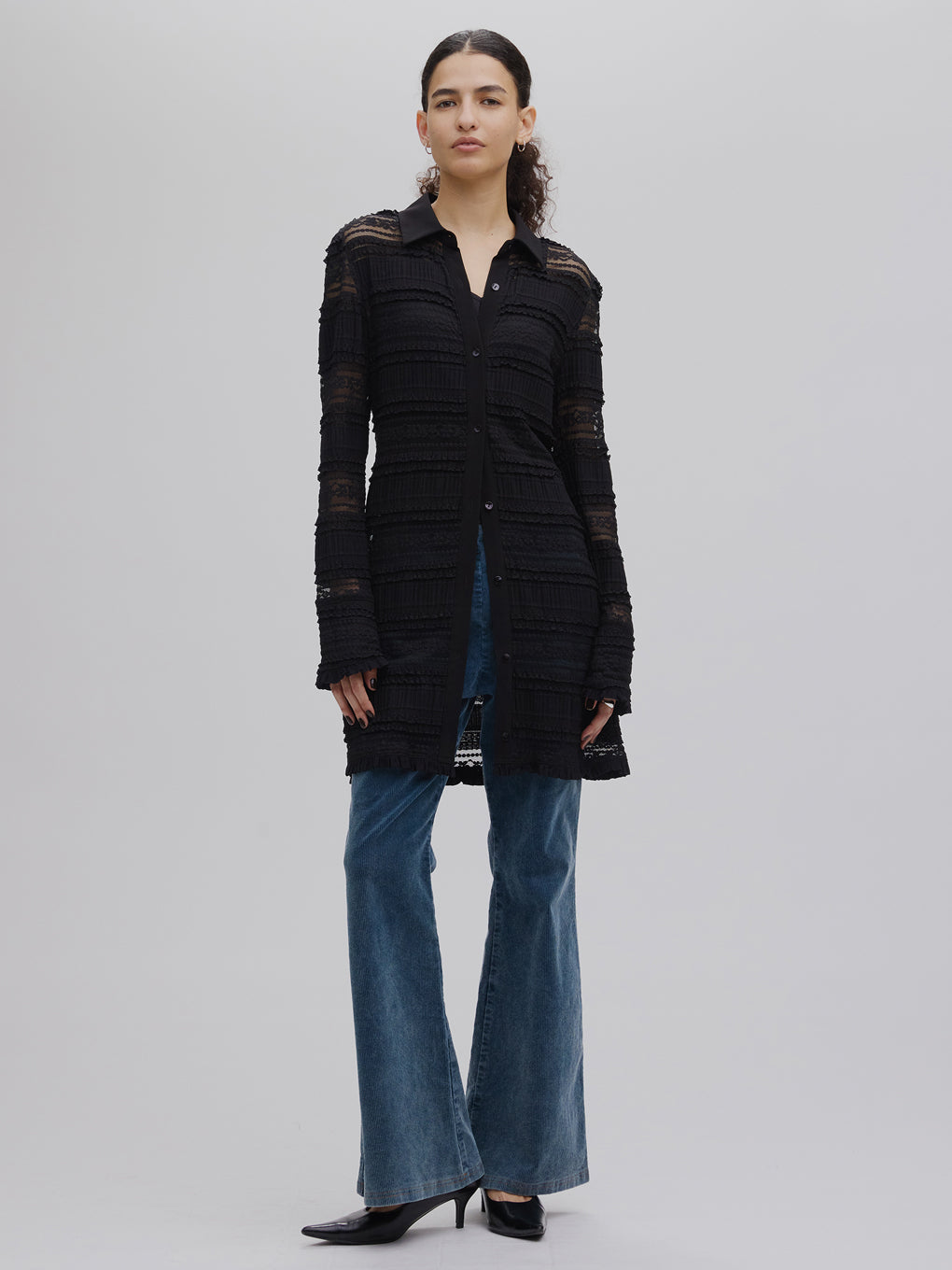 UND STRETCH CORDUROY SKIRT WITH PANTS