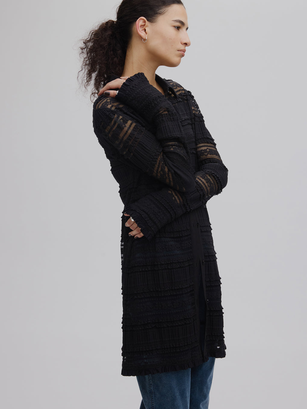 UND MIGNON LACE TUNIC TOP