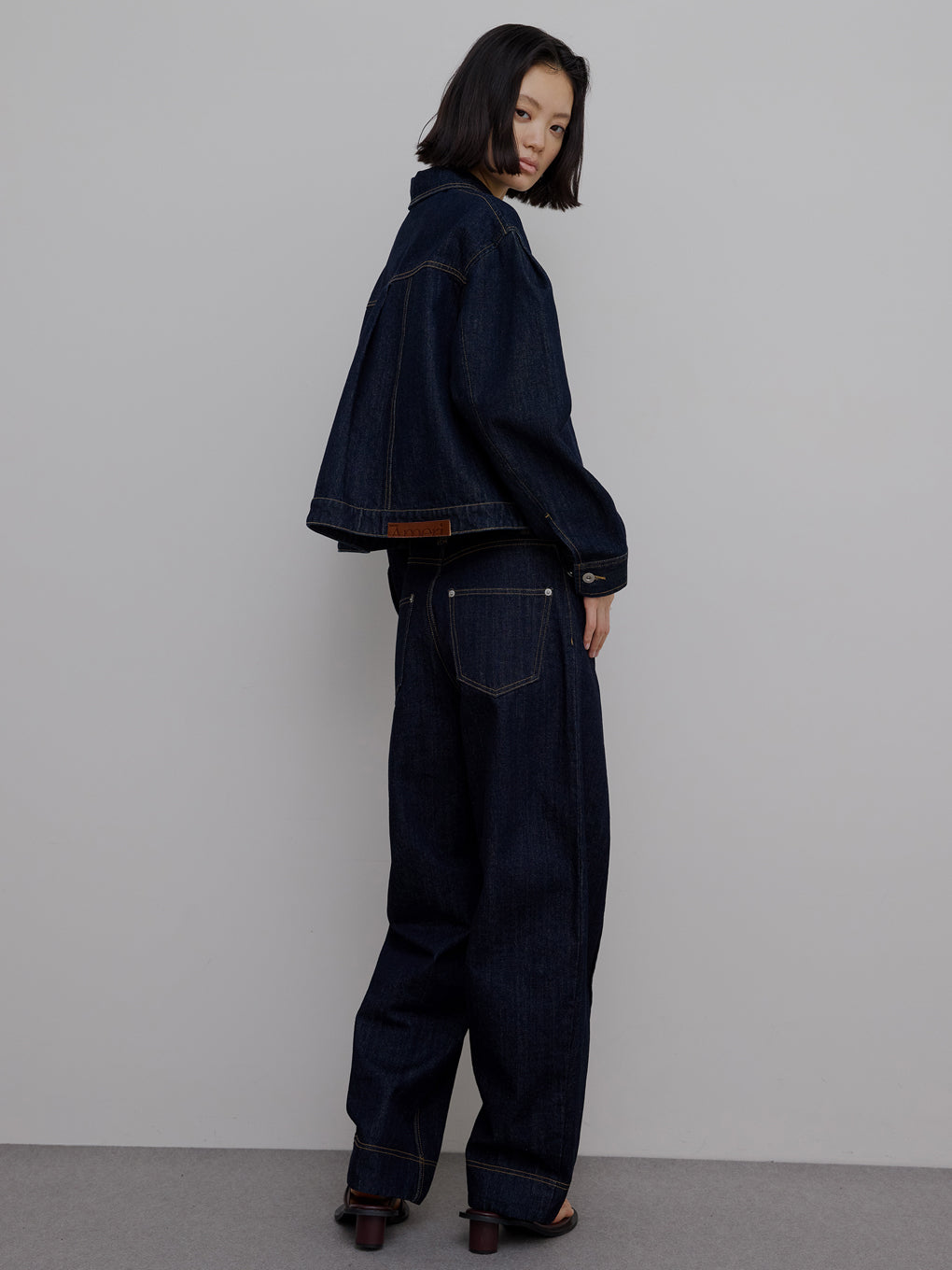 JAPAN MADE BACK FLARE DENIM JACKET