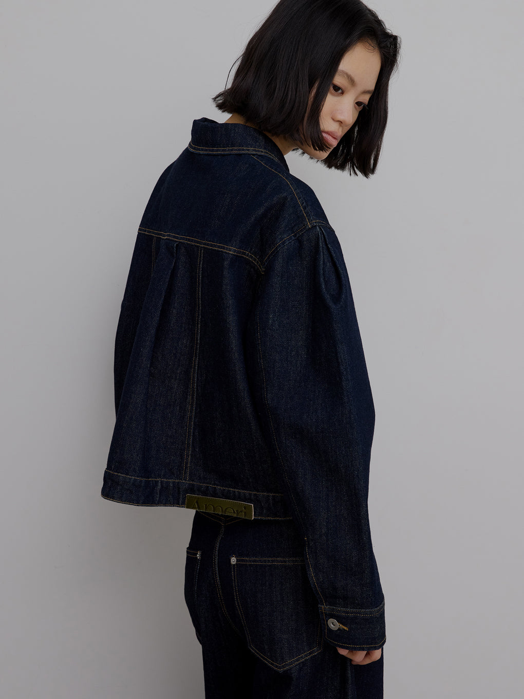 JAPAN MADE BACK FLARE DENIM JACKET