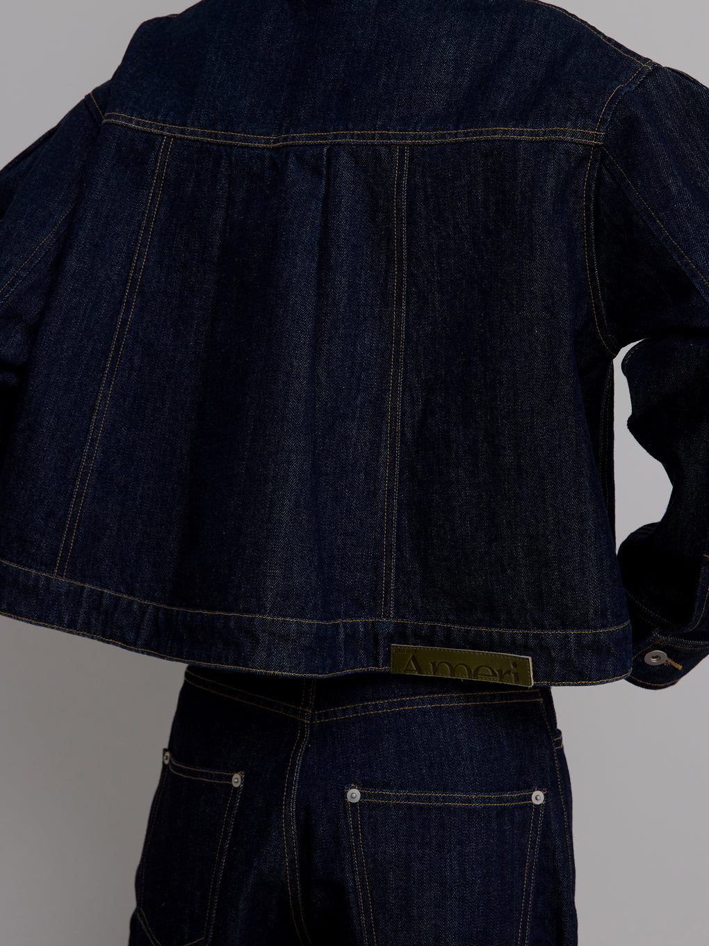 JAPAN MADE BACK FLARE DENIM JACKET