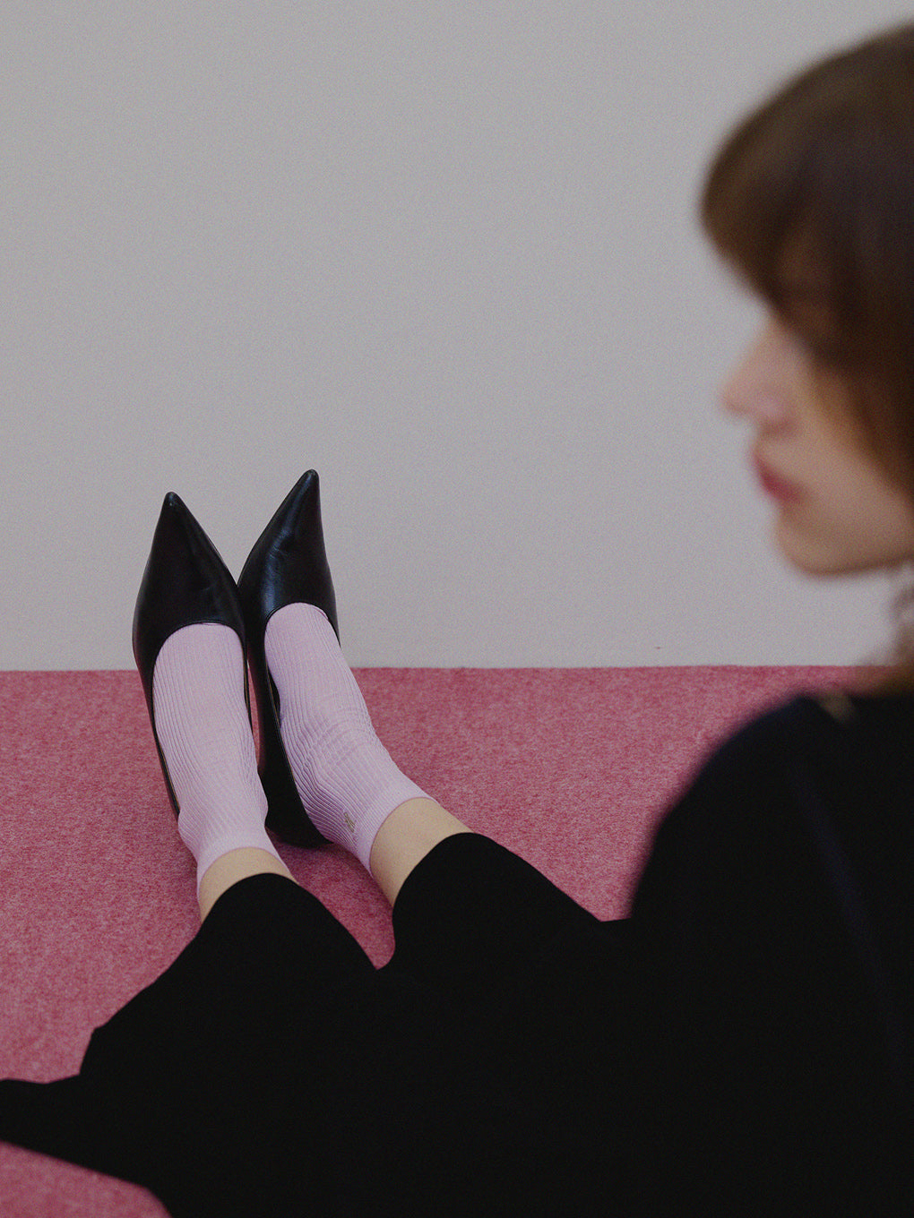 Tabio × Ameri GLOSSY SHEER SOCKS