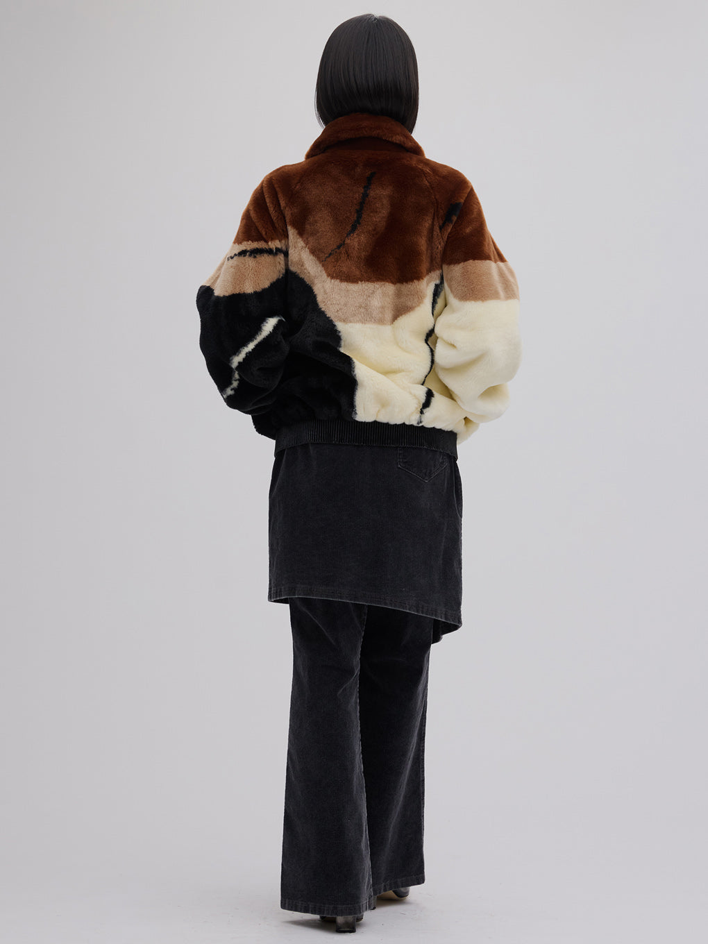 UND STRETCH CORDUROY SKIRT WITH PANTS