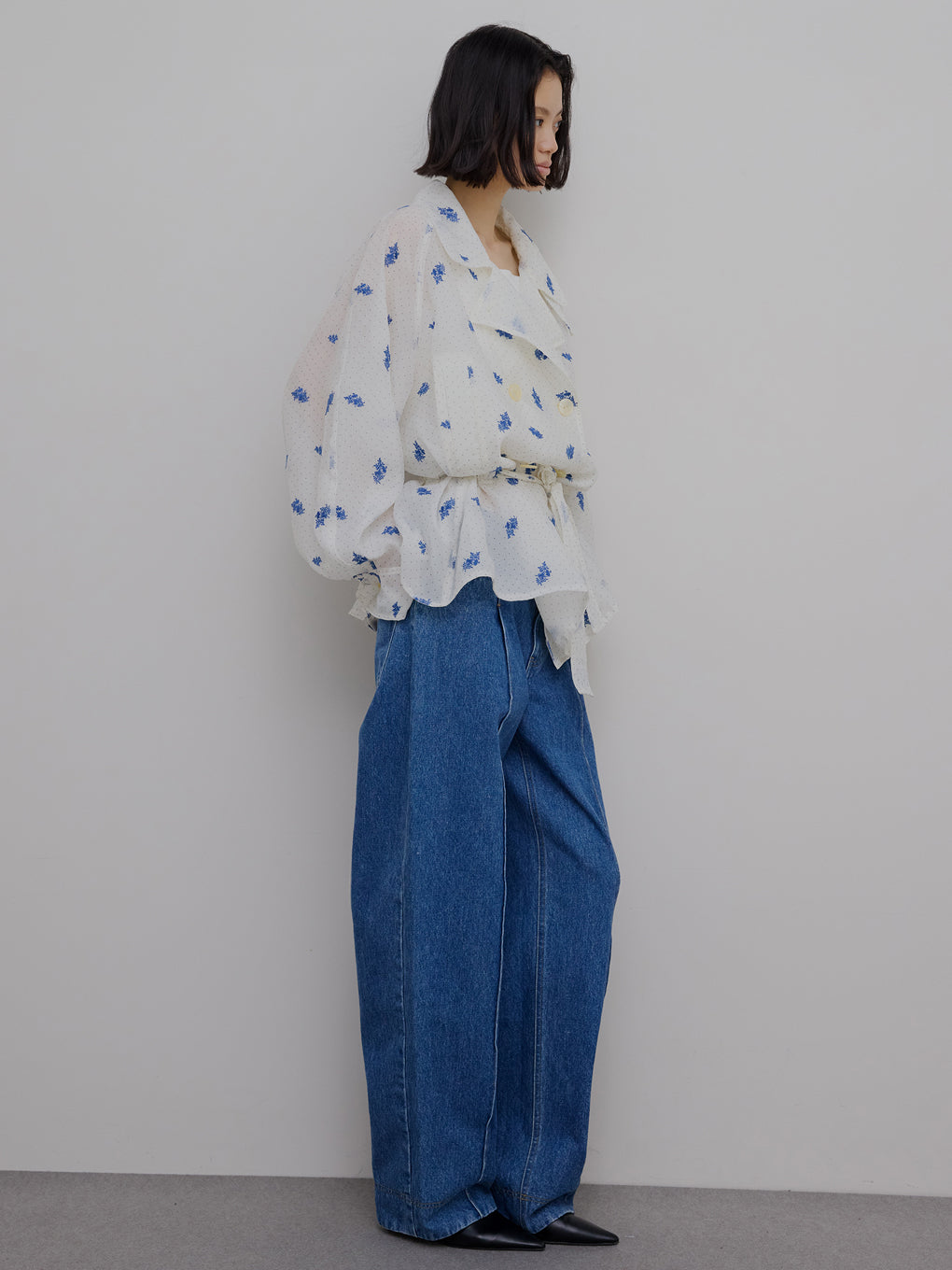 JAPAN MADE CURVE DENIM PANTS