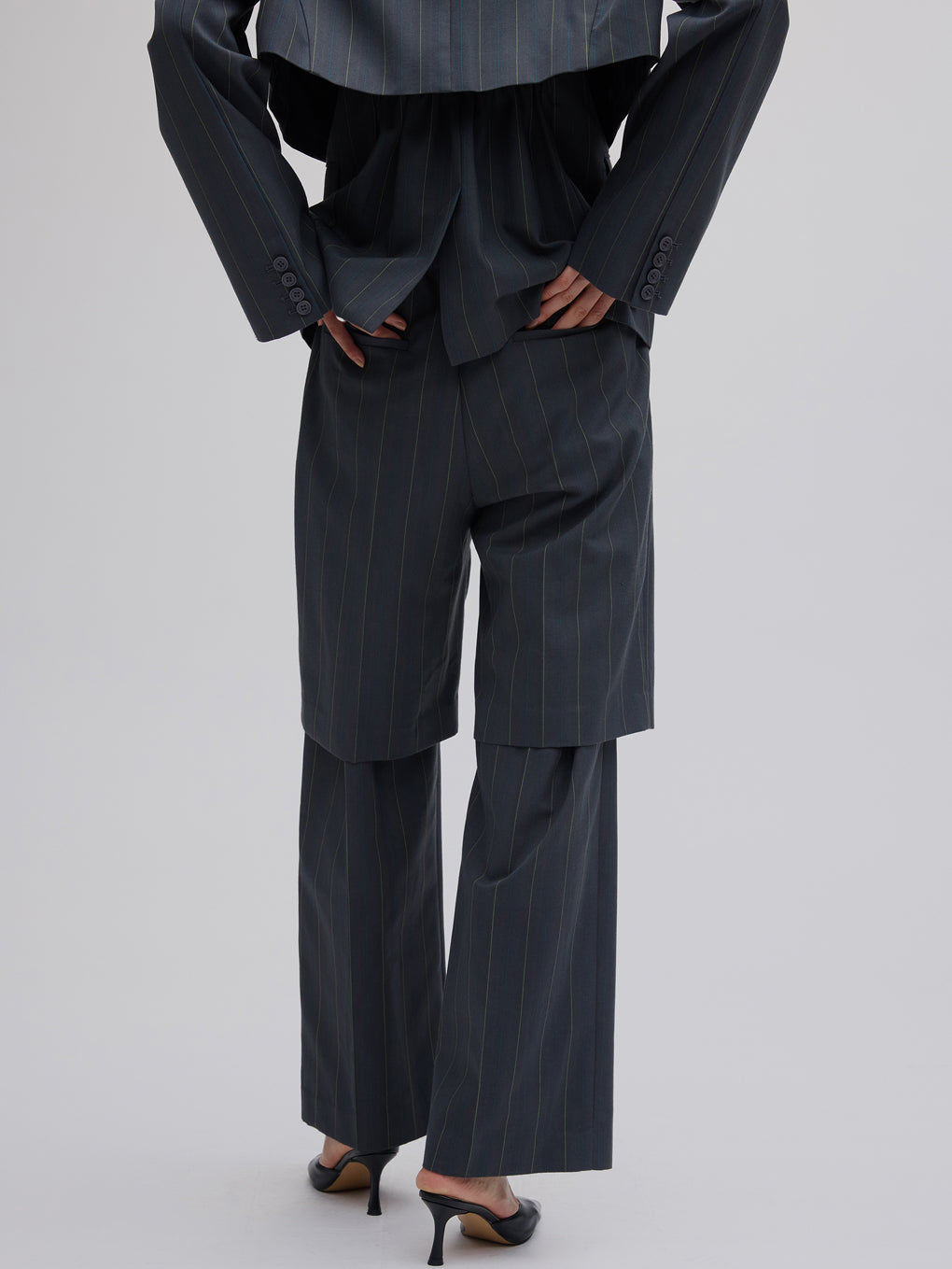 DEFORMATION PINSTRIPE PANTS