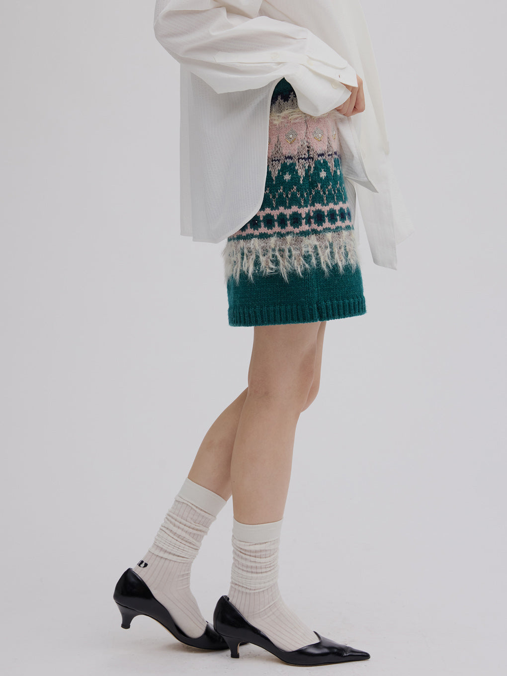 UND LADY NORDIC KNIT SKIRT