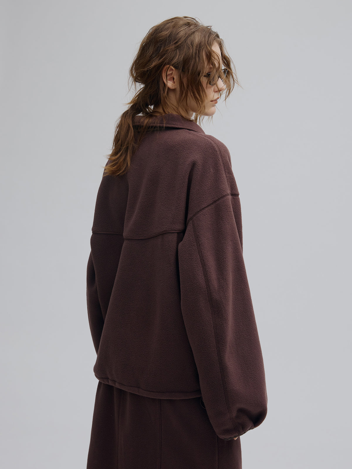 HALF ZIP FLEECE TOPS