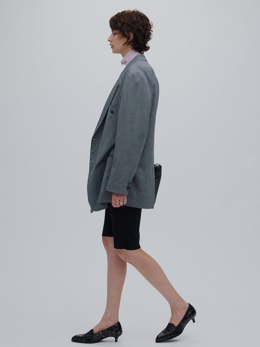 DEFORMATION TACK HOUNDSTOOTH JACKET
