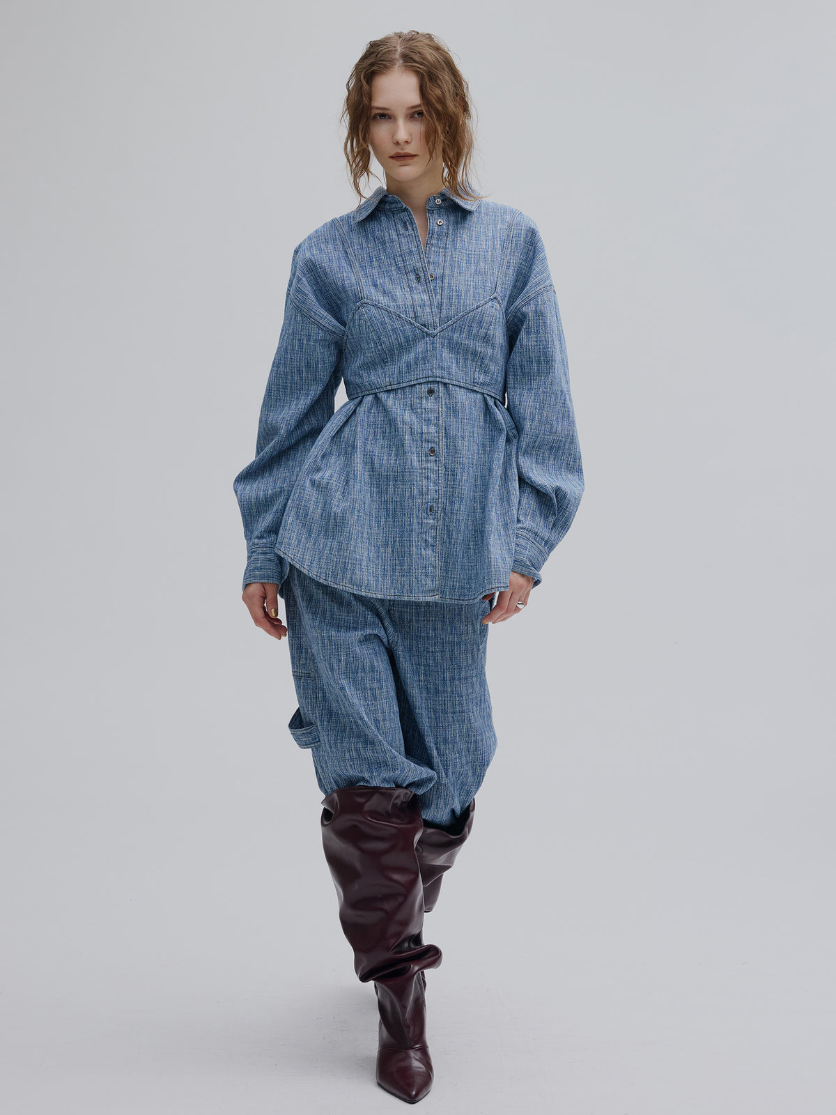 BARREL PAINTER DENIM HICKORY PANTS