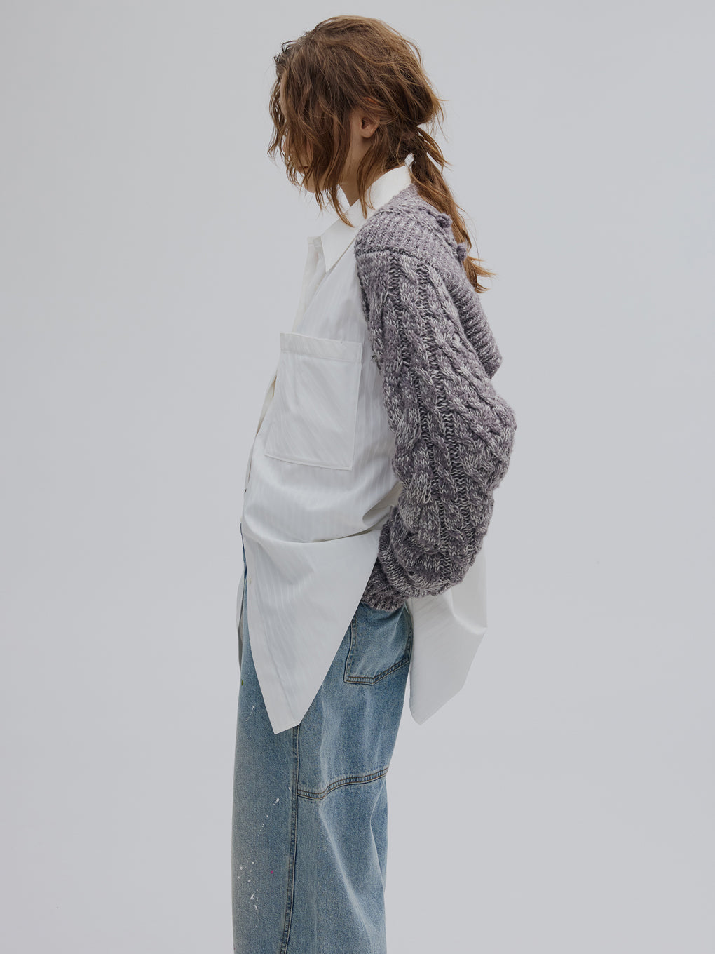 UND EFFORTLESS STRIPE OVER SHIRT