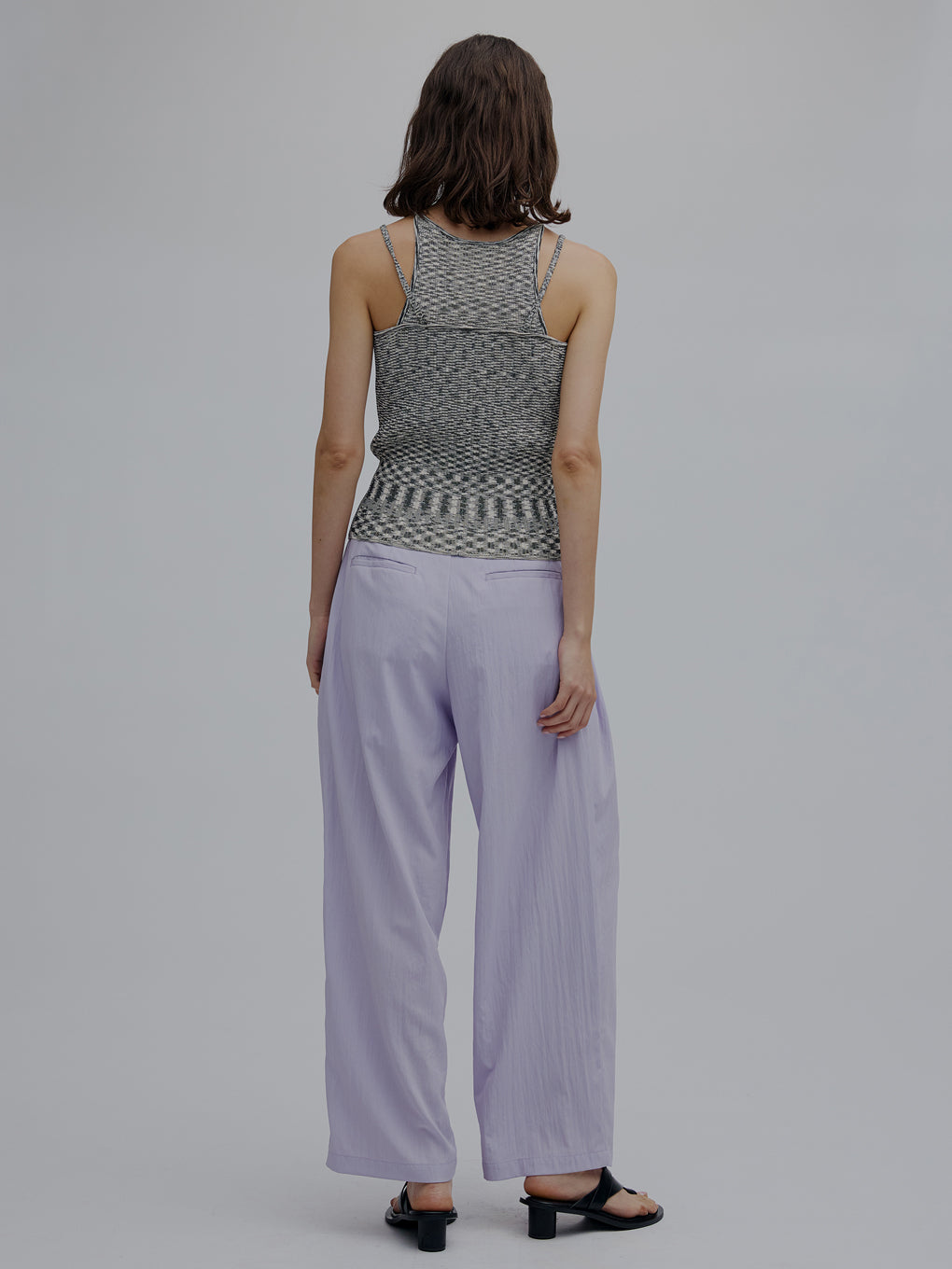 MEDI GRADATION KASURI KNIT TOP