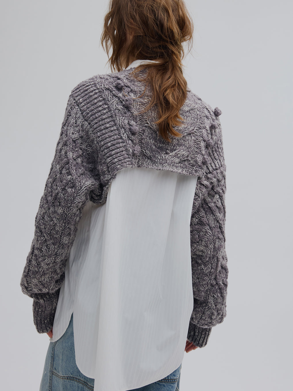 MULTI WAY CABLE KNIT MUFFLER