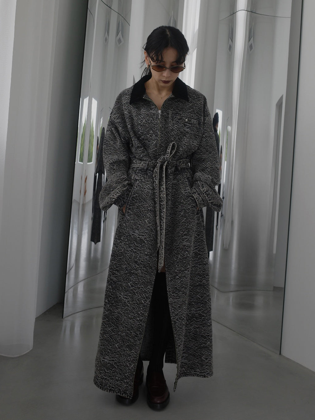 BLOUSON LIKE DENIM DRESS