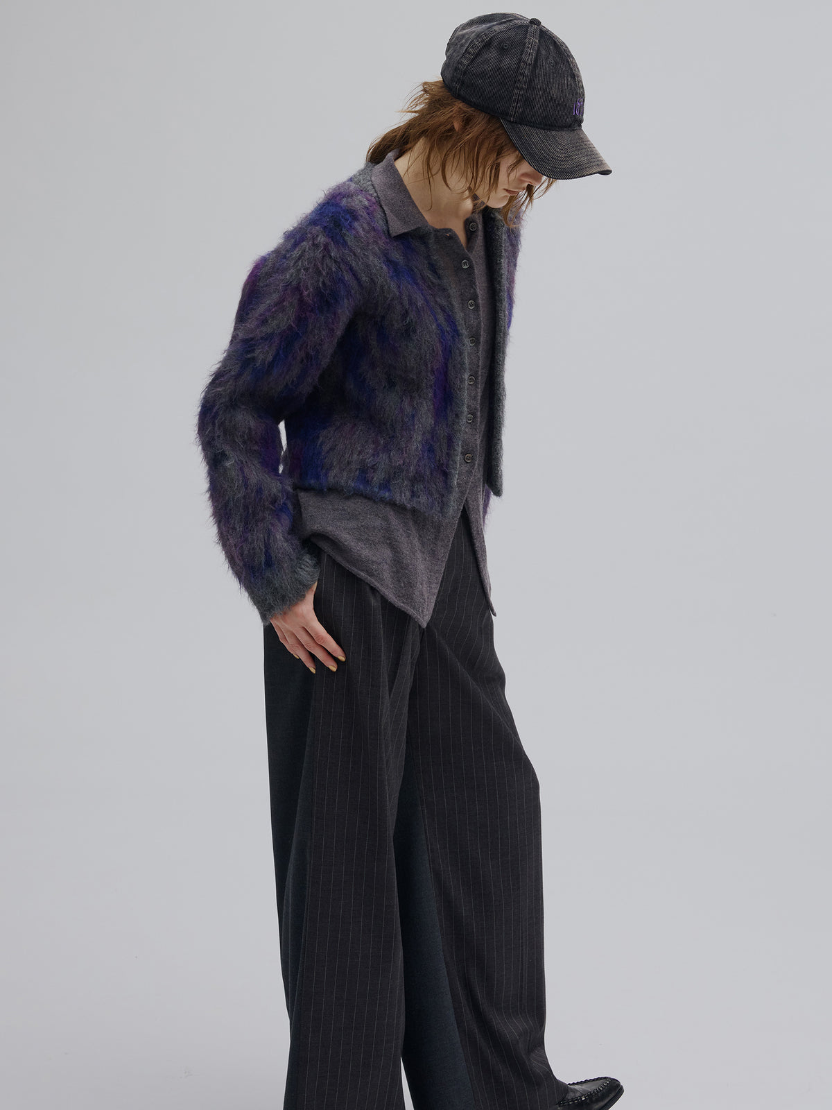 SHERBET JACQUARD KNIT CARDIGAN