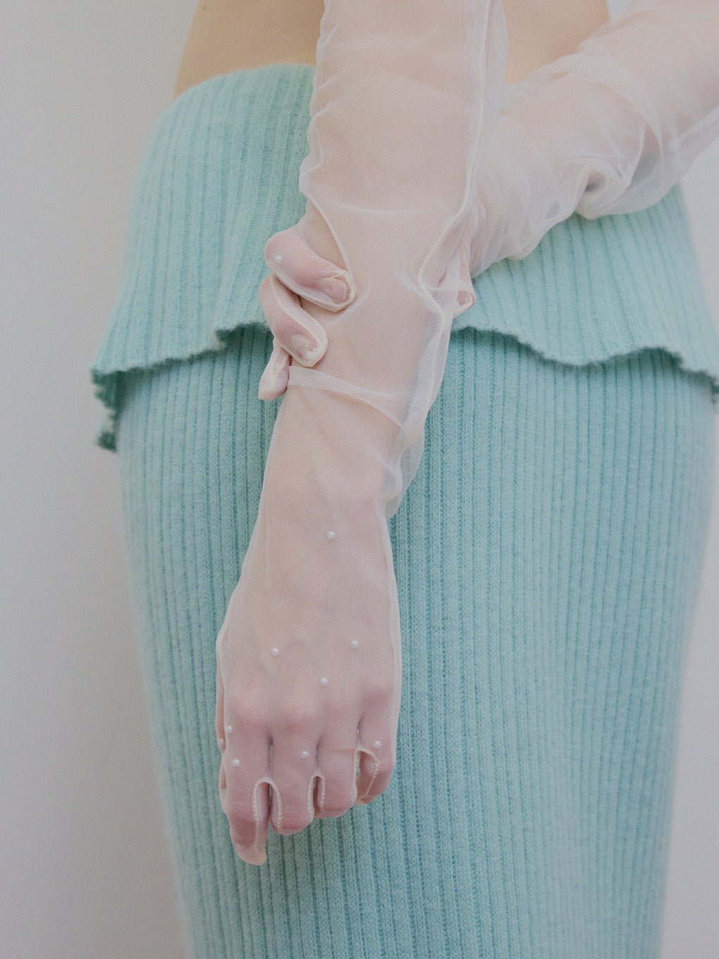 UND RACCOON BLEND KNIT SKIRT