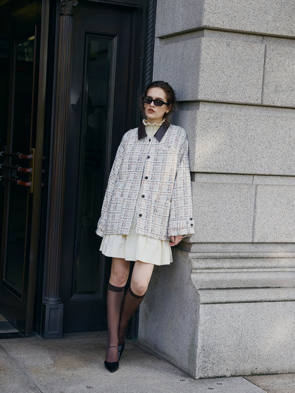 UND CURVE GATHER VOLUME SKIRT