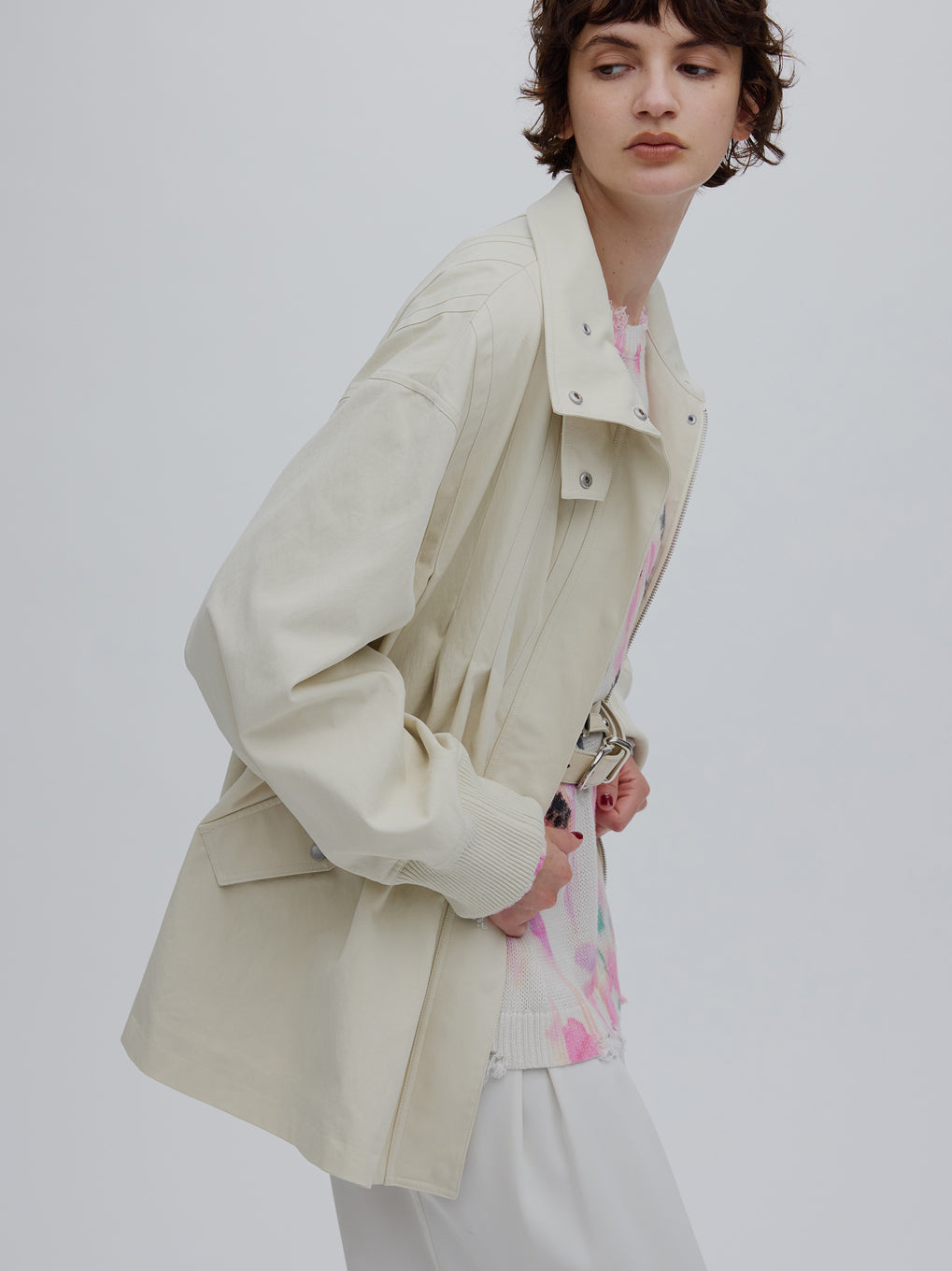 TUCK HULARE TRENCH BLOUSON