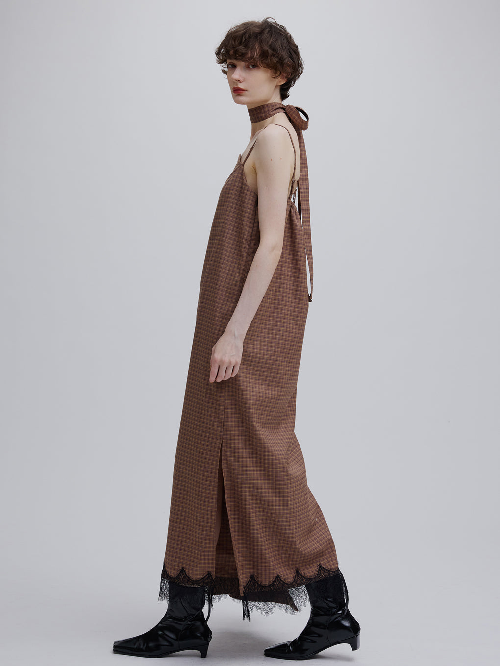 UND JACKET SET CHECK DRESS