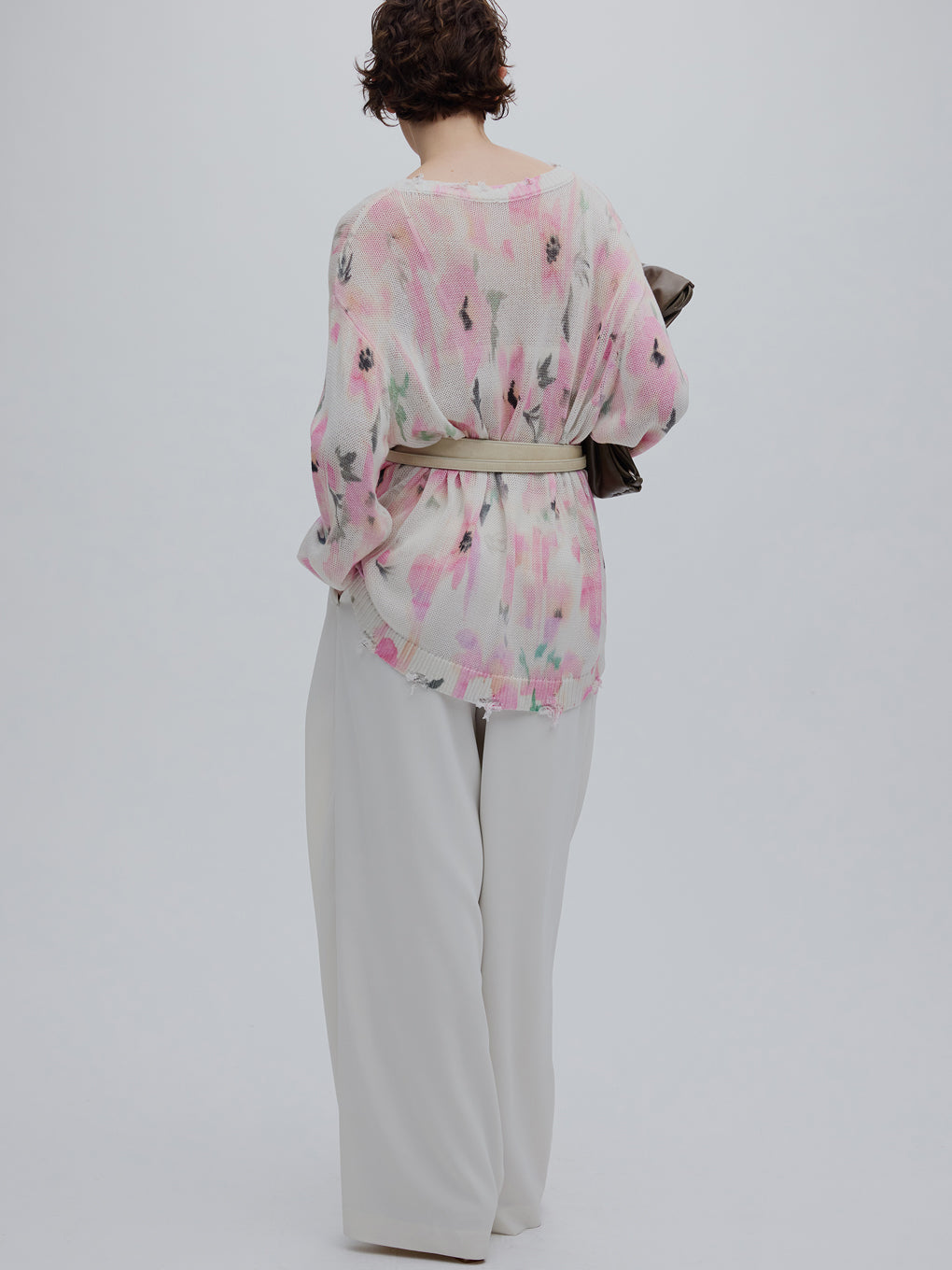 CHILL FLOWER KNIT TOP