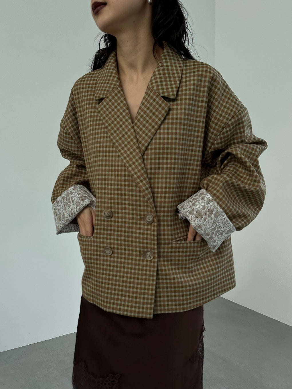 OVER WIDE SHOULDER JACKET