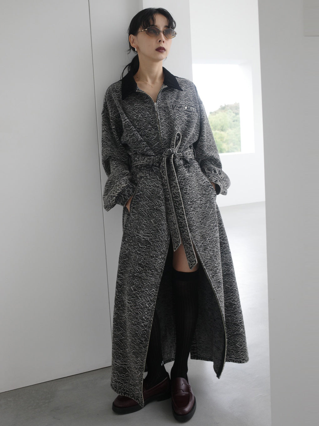 BLOUSON LIKE DENIM DRESS