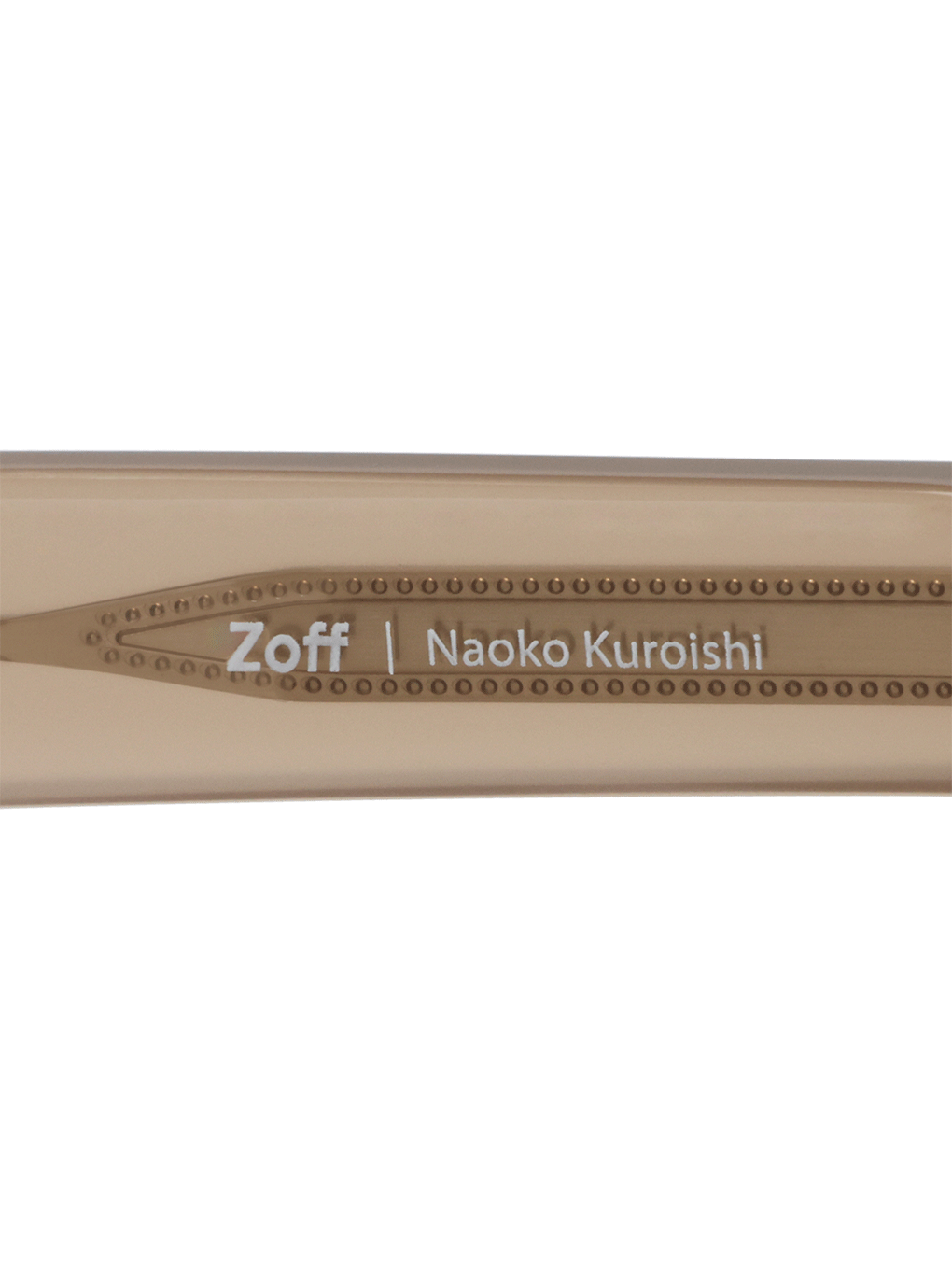Zoff | Naoko Kuroishi WELLINGTON SUNCUT GLASSES