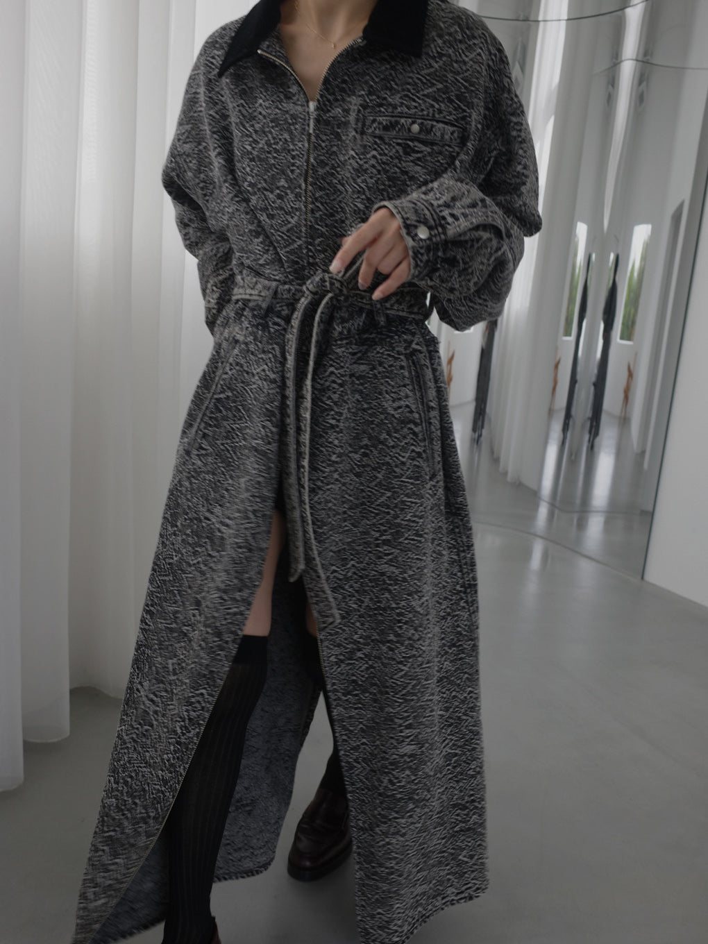 BLOUSON LIKE DENIM DRESS