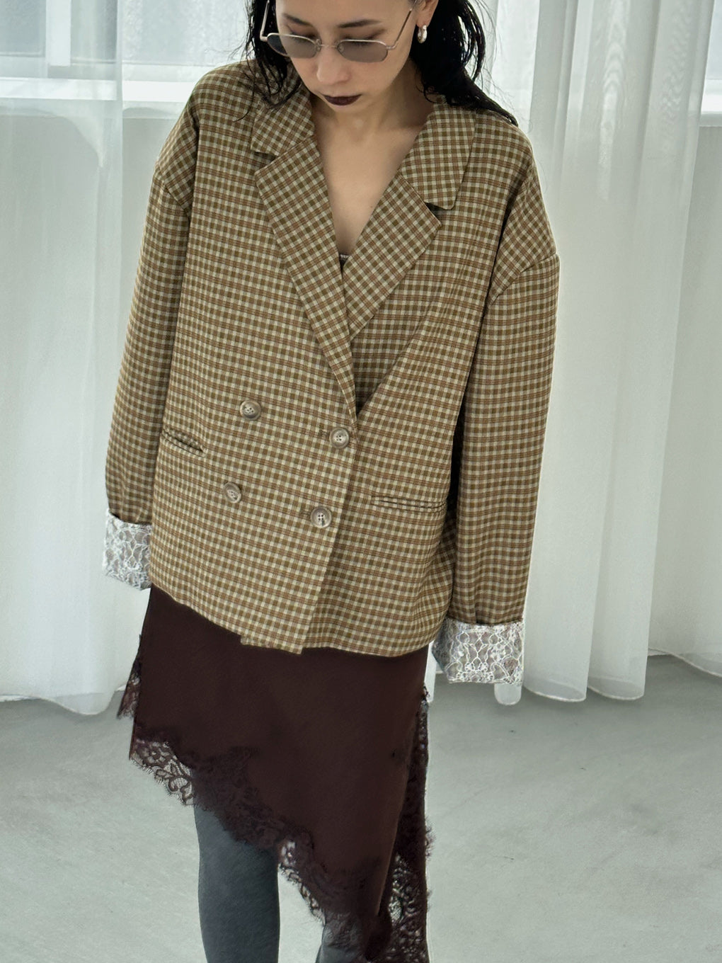 OVER WIDE SHOULDER JACKET