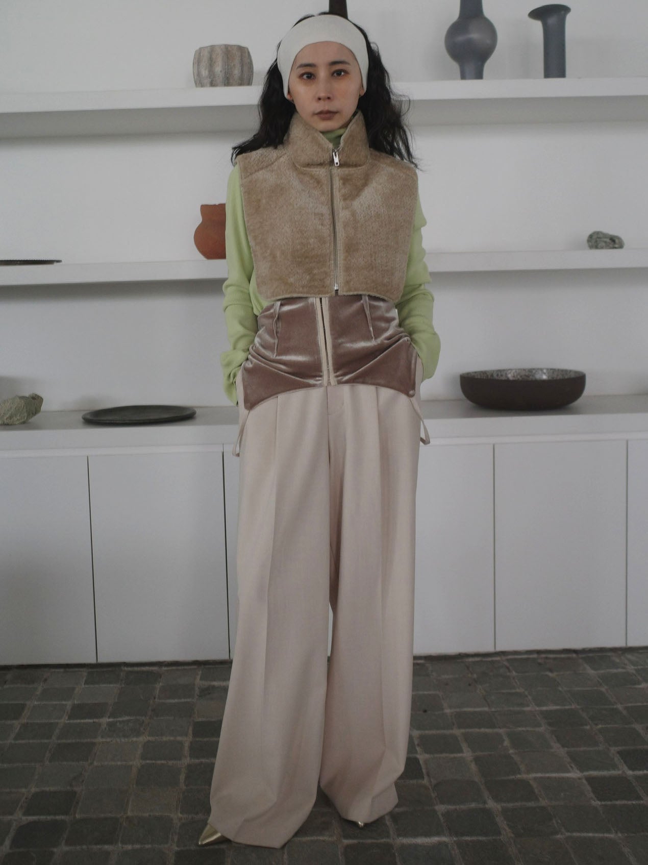 BOA HIGH NECK BOLERO