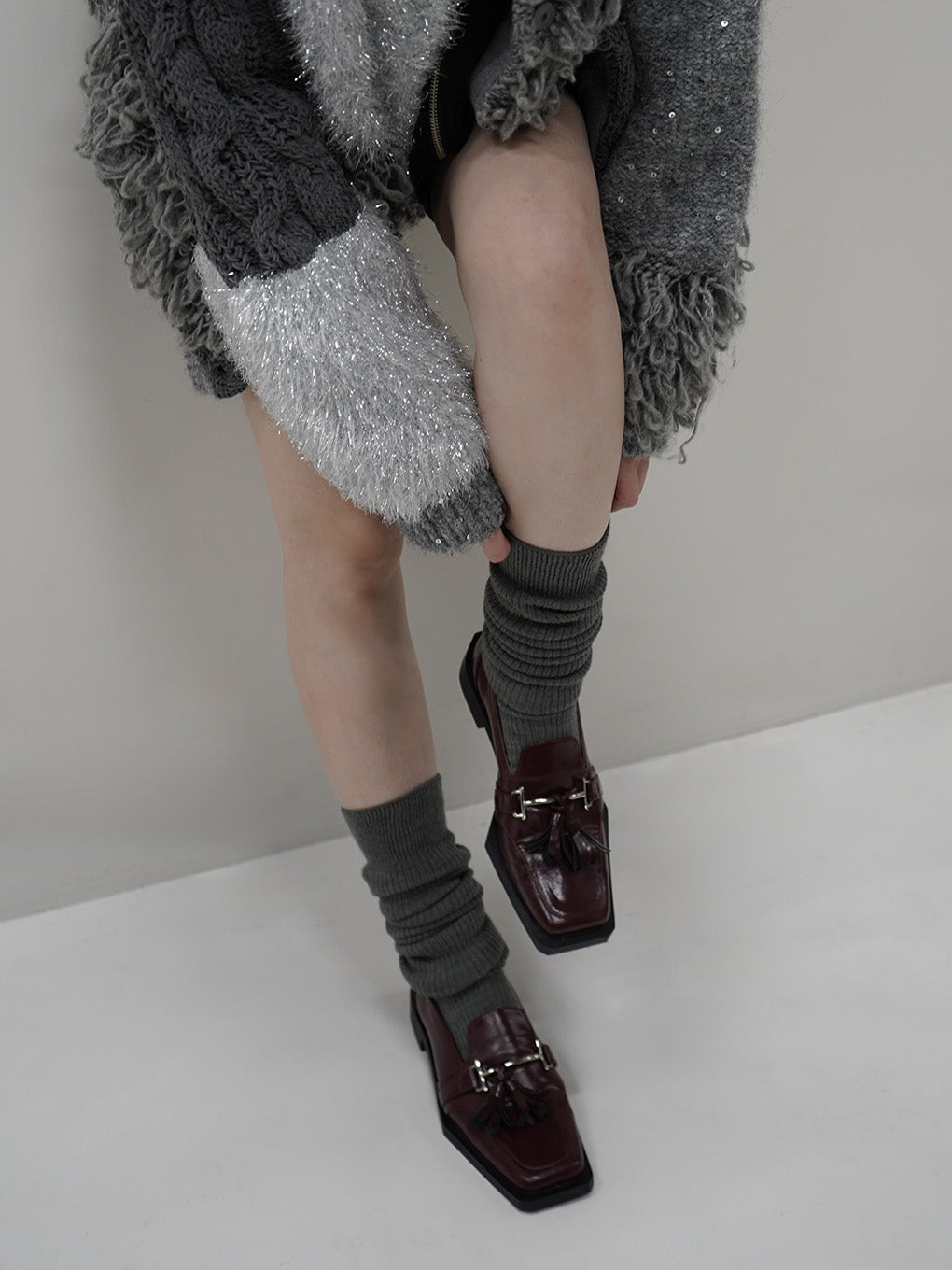 Tabio×Ameri BACK EMBROIDERY LOOSE SOCKS