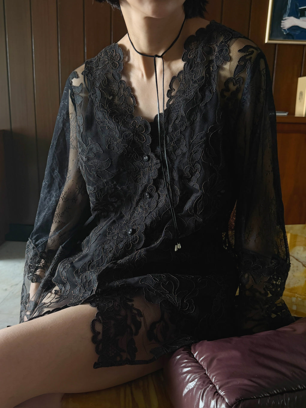ORIGINAL VINTAGE LACE BLOUSE