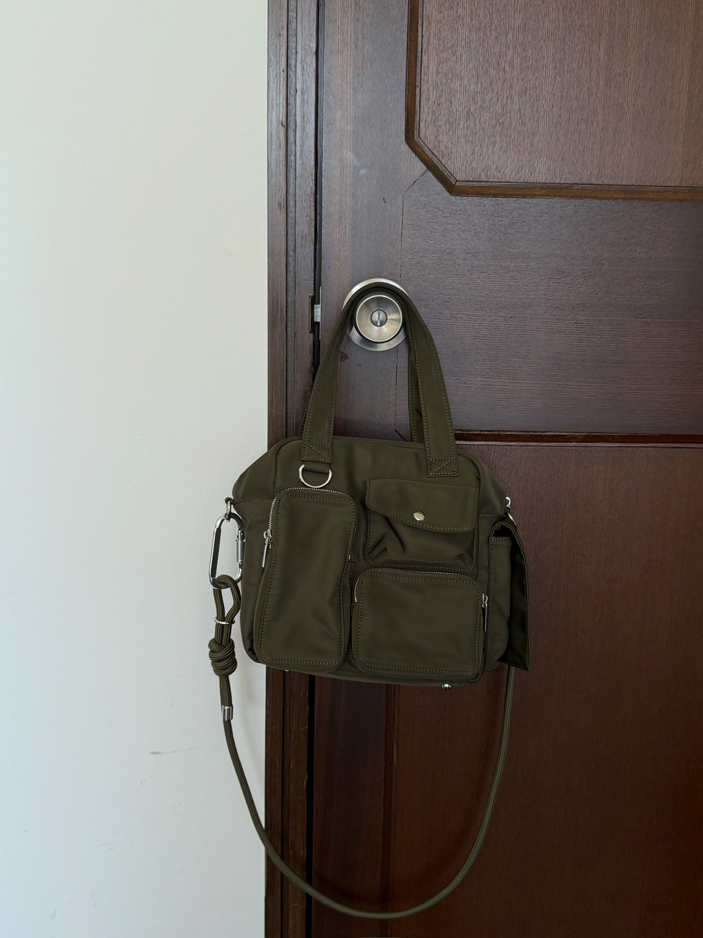 MILITARY SQUARE HANDBAG