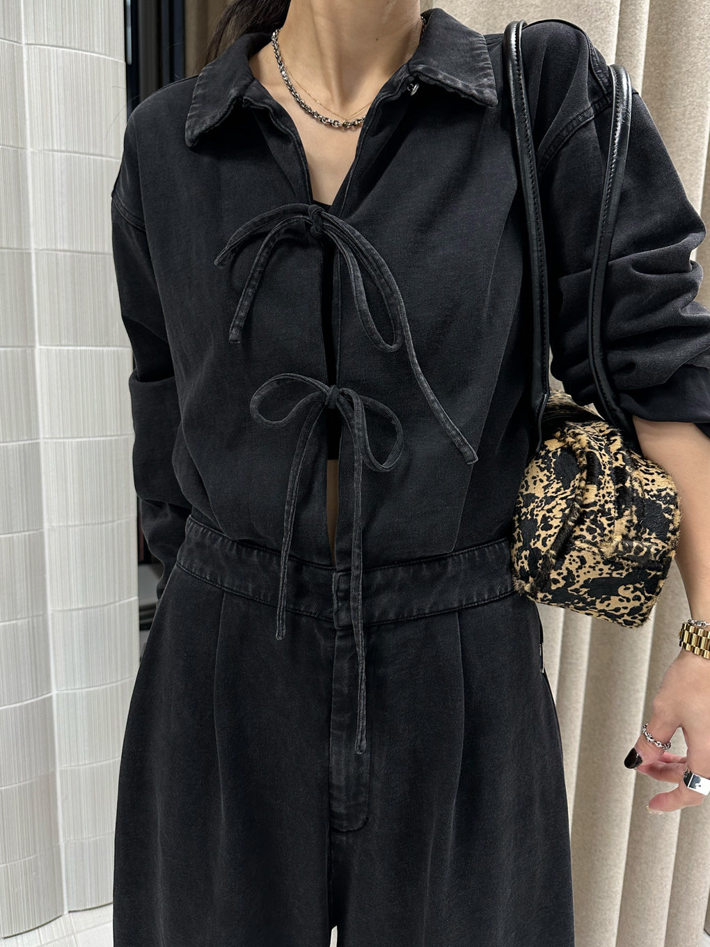 2WAY RIBBON CUT ROMPERS