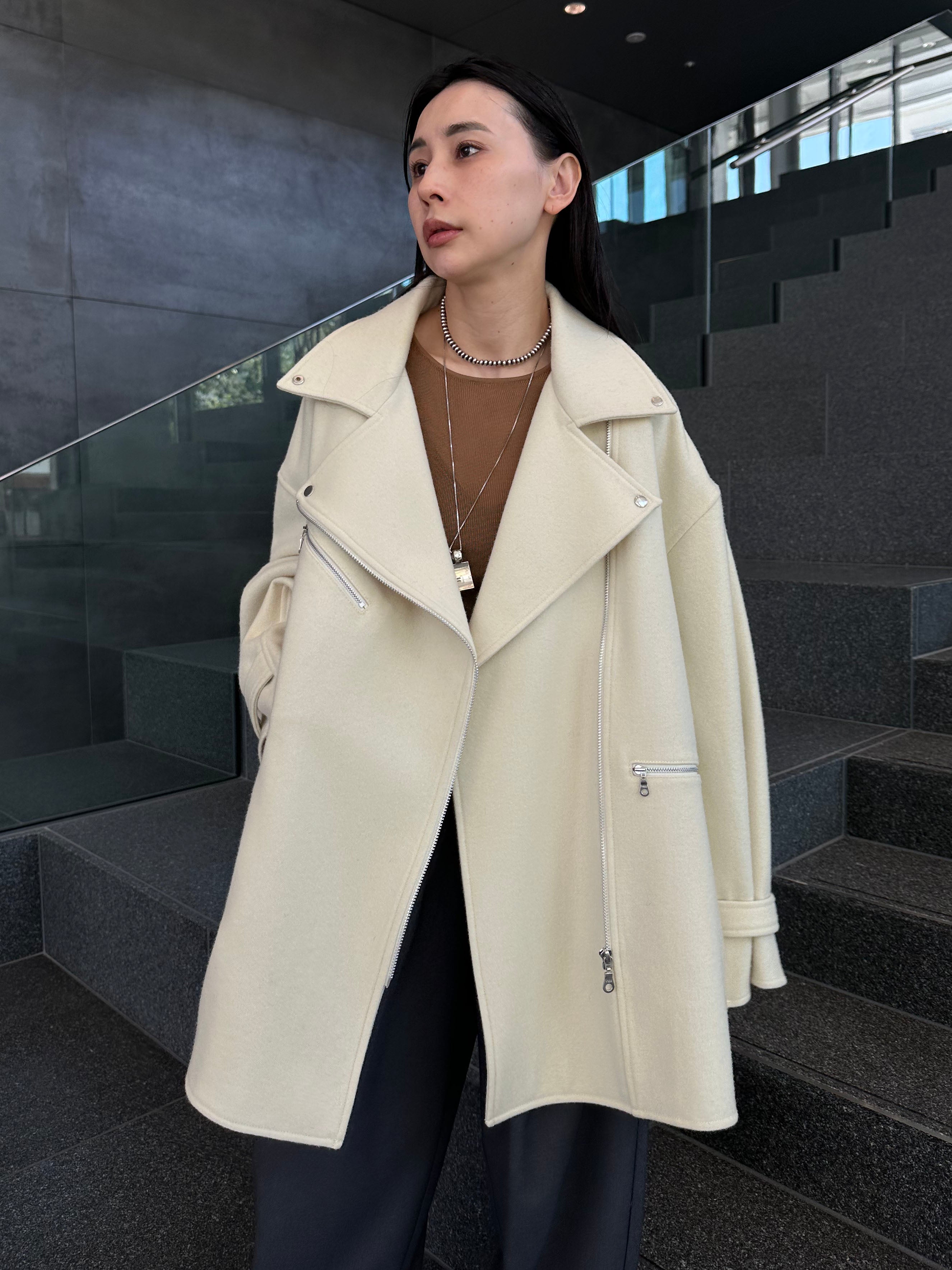 WOOL RIDERS COAT