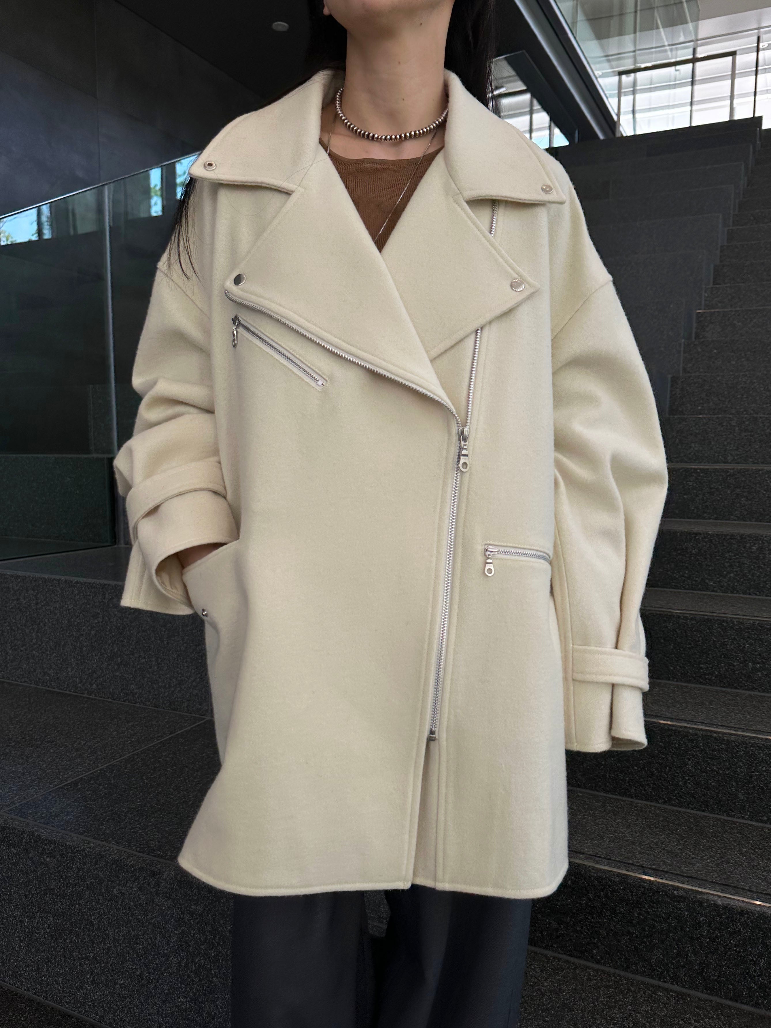 WOOL RIDERS COAT