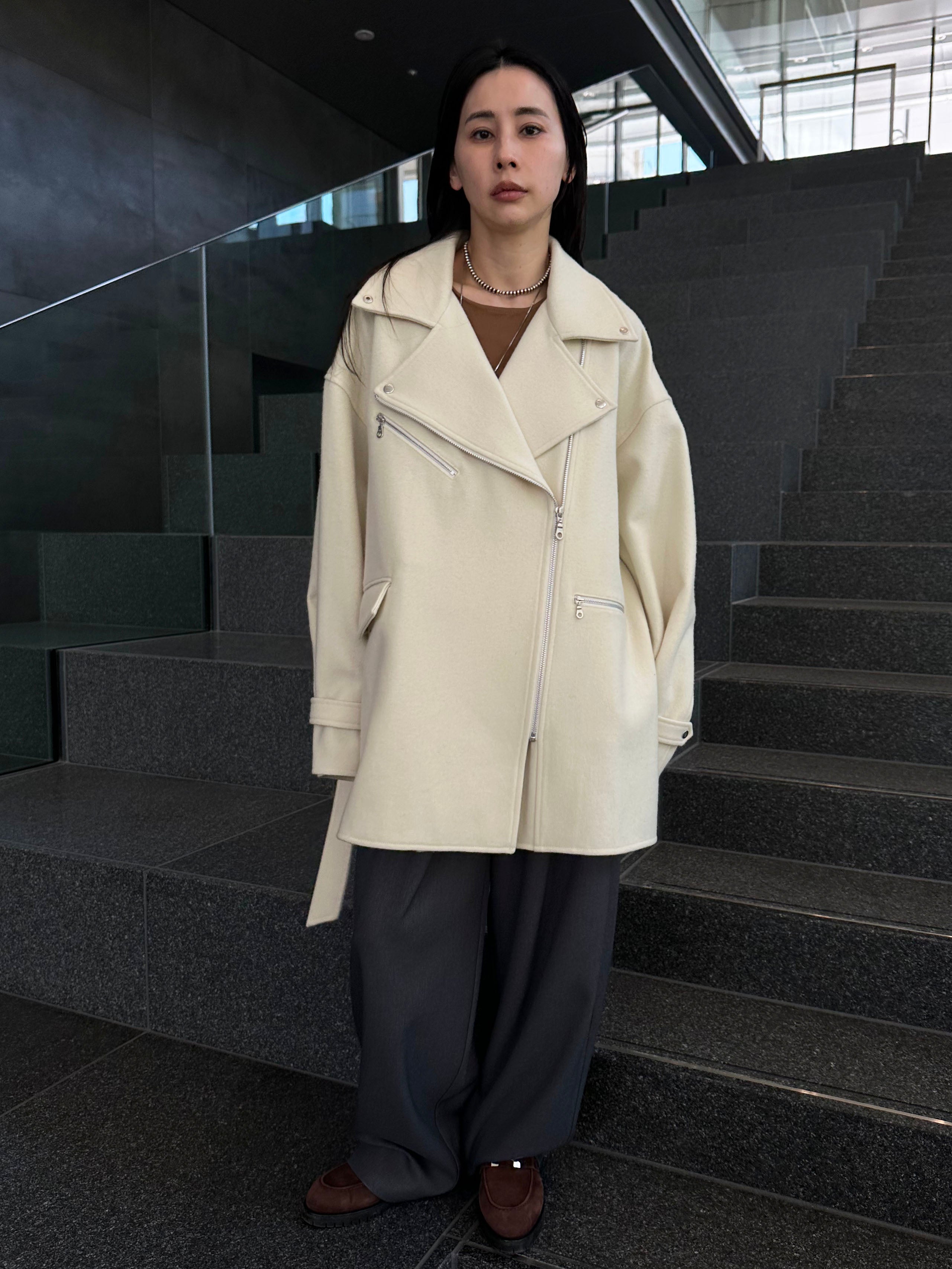 WOOL RIDERS COAT