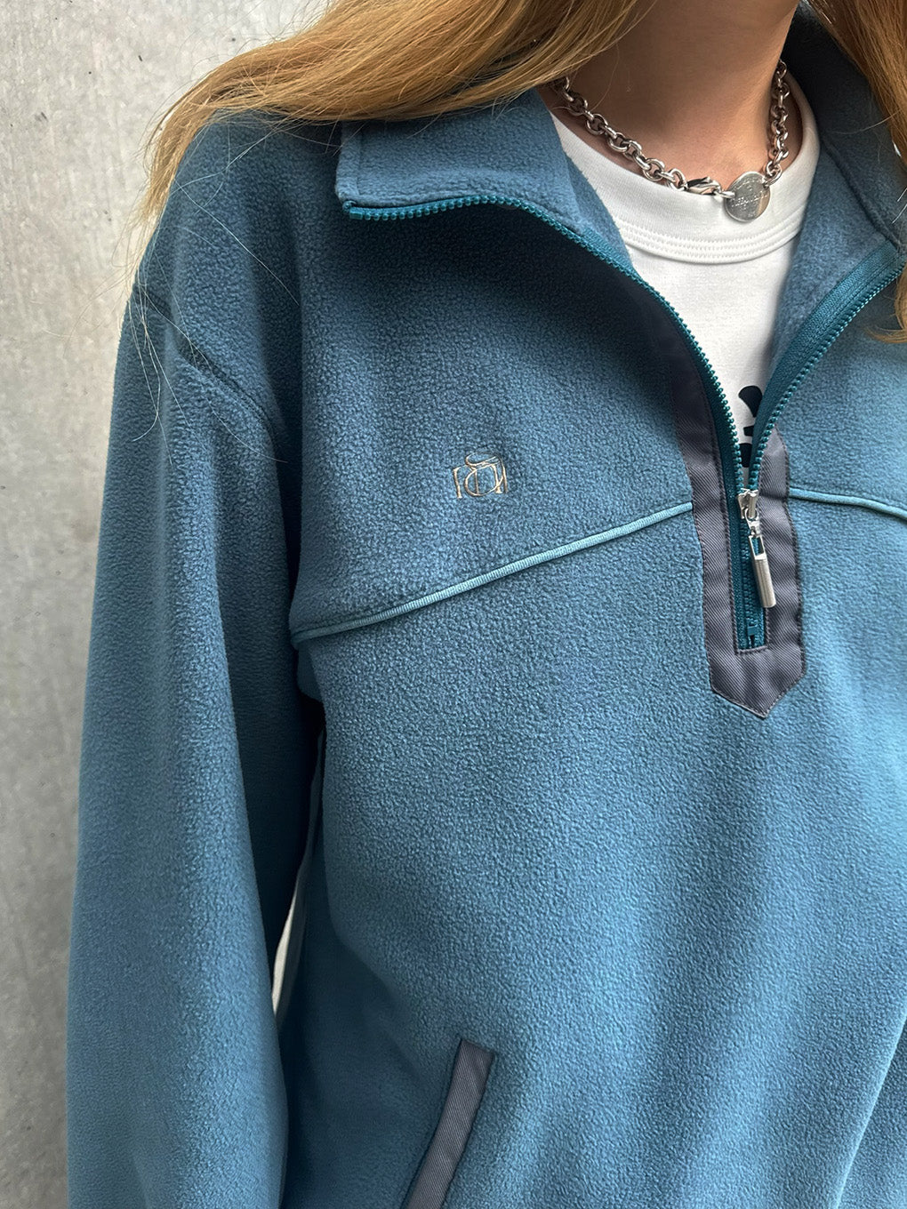 HALF ZIP FLEECE TOPS
