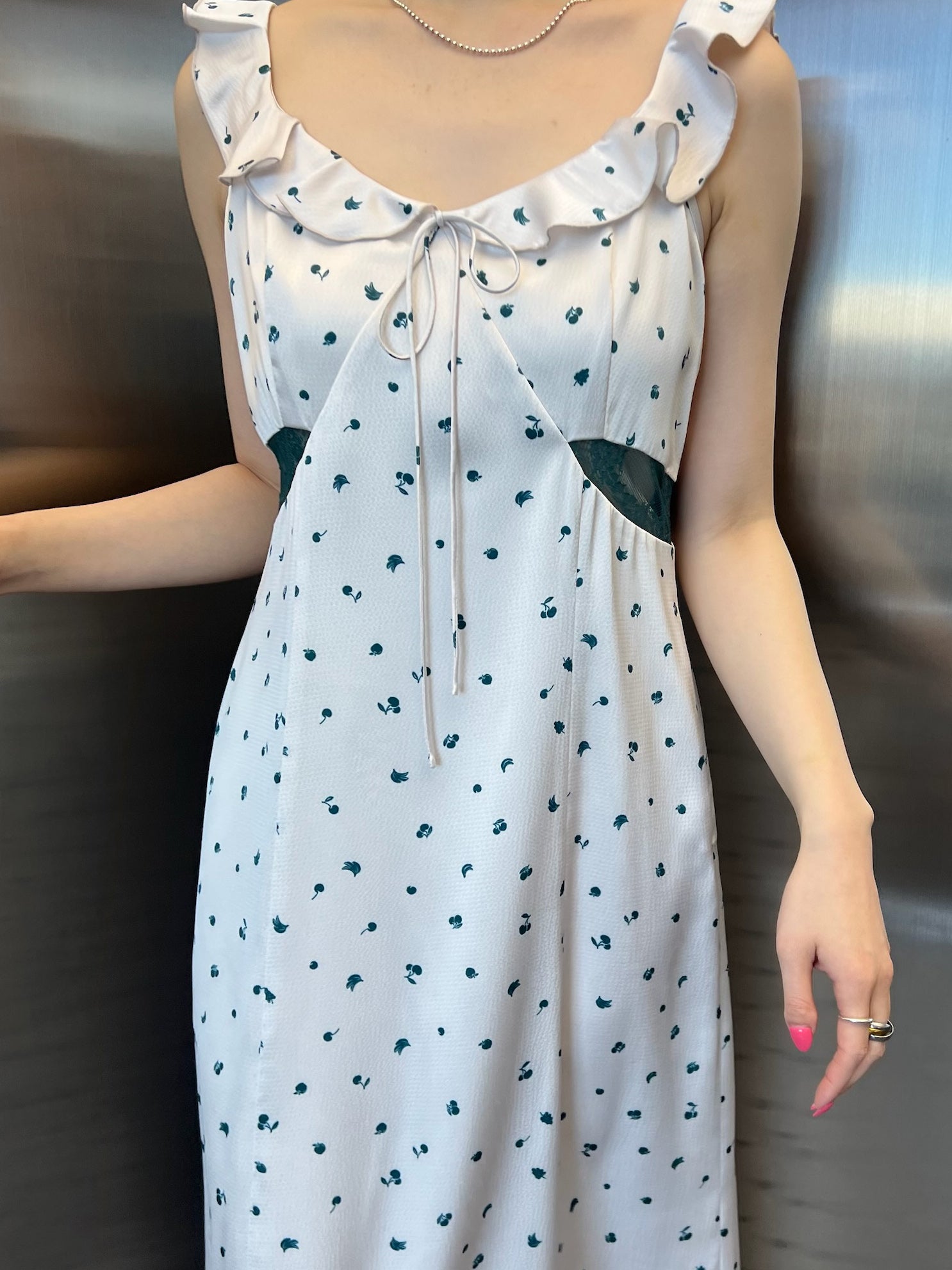 MEDI FRUIT DOT CAMISOLE DRESS