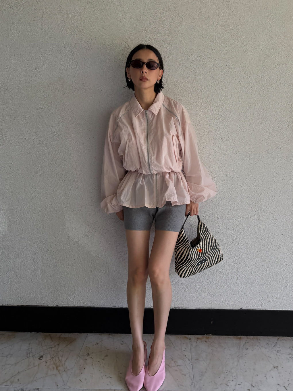 SHORT TRACK JACKET WITH BUSTIER