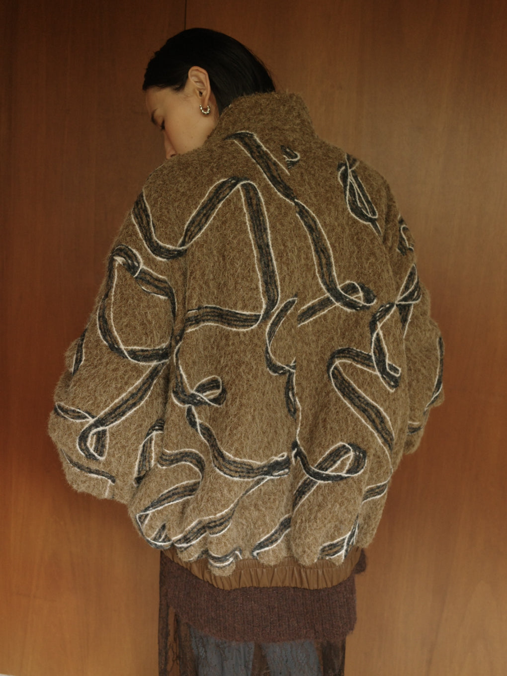 UND REVERSIBLE RIBBON BOA JACKET