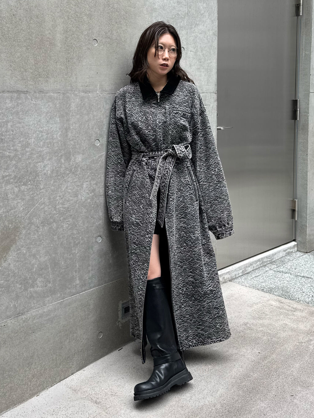 BLOUSON LIKE DENIM DRESS